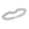 Thumbnail Image 0 of For Eternity 1/4 CT. T.W. Diamond Contour Wedding Band in 14K White Gold