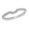 Thumbnail Image 0 of For Eternity 1/4 CT. T.W. Diamond Contour Wedding Band in 14K White Gold