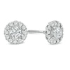 Thumbnail Image 0 of Celebration Lux® 5/8 CT. T.W. Diamond Frame Earrings in 14K White Gold (I/SI2)