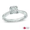 Thumbnail Image 1 of 1 CT. Certified Canadian Diamond Solitaire Engagement Ring in 18K White Gold (I/SI2)