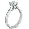 Thumbnail Image 2 of 1-1/2 CT. Certified Canadian Diamond Solitaire Engagement Ring in 18K White Gold (I/SI2)