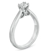 Thumbnail Image 2 of 1/2 CT. Certified Canadian Diamond Solitaire Engagement Ring in 18K White Gold (I/SI2)