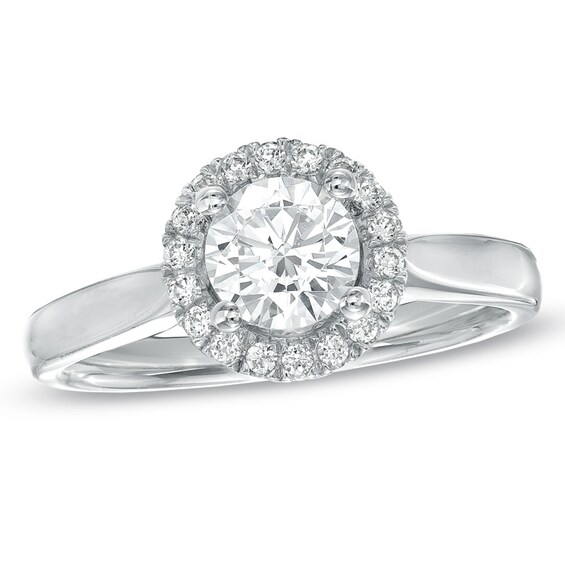 For Eternity 1 CT. T.w. Diamond Engagement Ring in 14K White Gold