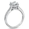 Thumbnail Image 2 of For Eternity 1 CT. T.W. Princess-Cut Diamond Frame Engagement Ring in 14K White Gold
