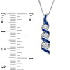 Thumbnail Image 2 of Sirena™ Jeans 1/4 CT. T.W. Diamond Three Stone Pendant in 14K White Gold