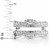 Thumbnail Image 2 of Celebration Lux® 1-1/4 CT. T.W. Certified Diamond Solitaire Enhancer in 18K White Gold (I/SI2)