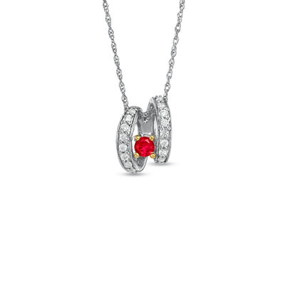 Lab Created Ruby And 1 8 Ct T W Diamond Swirl Pendant In 10k White Gold Exclusives Collections Zales - Ruby And Diamond Swirl Pendant Lab Created Ruby And 1 8 Ct T W Diamond Swirl Pendant In 10k White Gold Exclusives Collections Zales - Ruby And Diamond Swirl Pendant