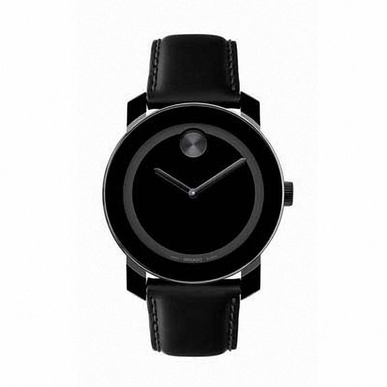 Men's Movado BoldÂ® Watch with Round Black Dial (Model: 3600005)