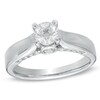 Thumbnail Image 1 of 1 CT. T.W. Certified Diamond Solitaire Engagement Ring in 14K White Gold (J/I2)
