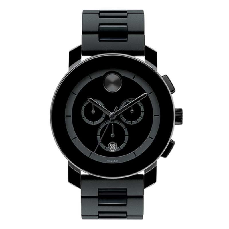 Men's Movado Bold® TR90 Chronograph Watch with Round Black Museum