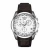 Thumbnail Image 1 of Men's Tissot Couturier Chronograph Strap Watch with White Dial (Model: T035.439.16.031.00)