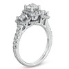 Thumbnail Image 2 of For Eternity 1-1/2 CT. T.W. Diamond Three Stone Frame Ring in 14K White Gold
