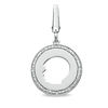 Thumbnail Image 1 of Tiny Toes™ Diamond Accent Boy Disc Bracelet Charm in Sterling Silver