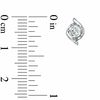 Thumbnail Image 2 of Sirena™ 1/2 CT. T.W. Diamond Stud Earrings in 14K White Gold