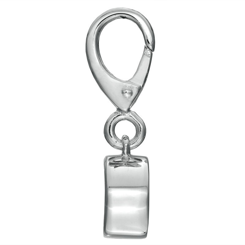 Main Image 4 of Tiny Toes™ 6.0mm Garnet Bracelet Charm in Sterling Silver
