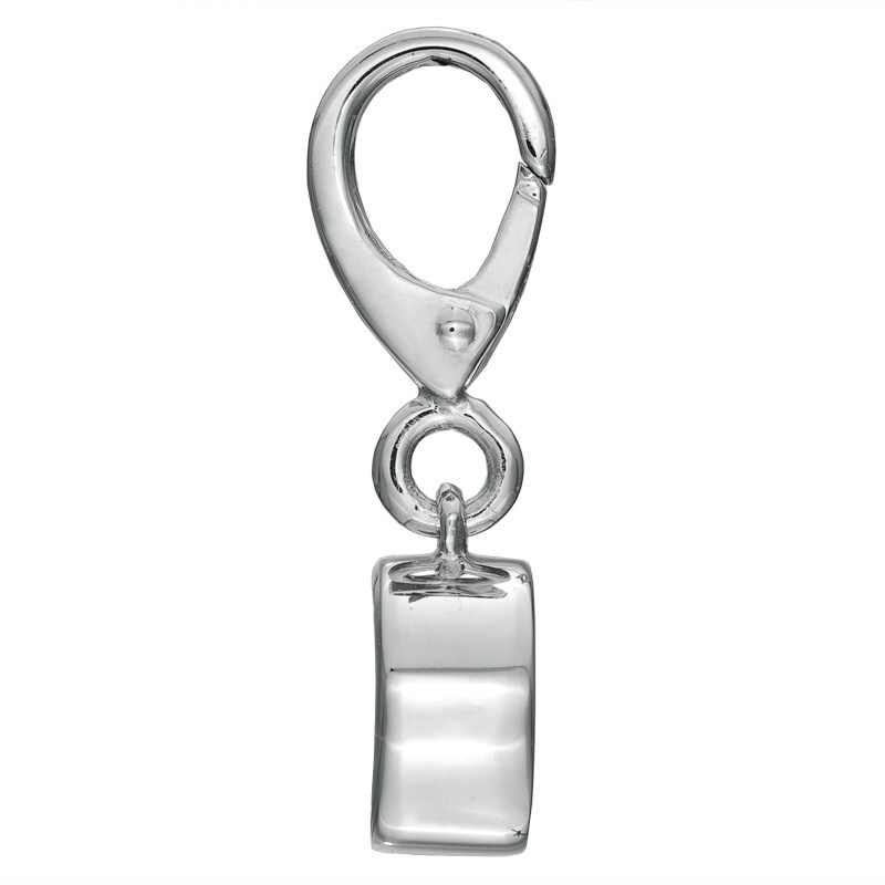 Main Image 4 of Tiny Toes™ 6.0mm Amethyst Bracelet Charm in Sterling Silver