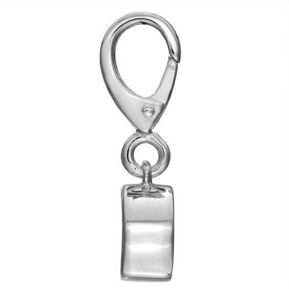 Tiny Toes™ 6.0mm Aquamarine Bracelet Charm in Sterling Silver
