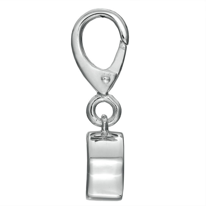 Main Image 4 of Tiny Toes™ 6.0mm Aquamarine Bracelet Charm in Sterling Silver