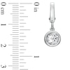 Thumbnail Image 1 of Tiny Toes™ 6.0mm White Topaz Bracelet Charm in Sterling Silver