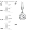 Thumbnail Image 2 of Tiny Toes™ 6.0mm White Topaz Bracelet Charm in Sterling Silver