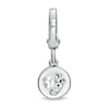 Thumbnail Image 2 of Tiny Toes™ 6.0mm White Topaz Bracelet Charm in Sterling Silver