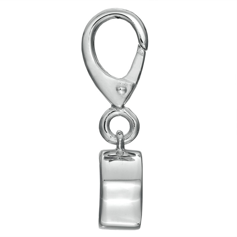 Tiny Toes™ 6.0mm White Topaz Bracelet Charm in Sterling Silver