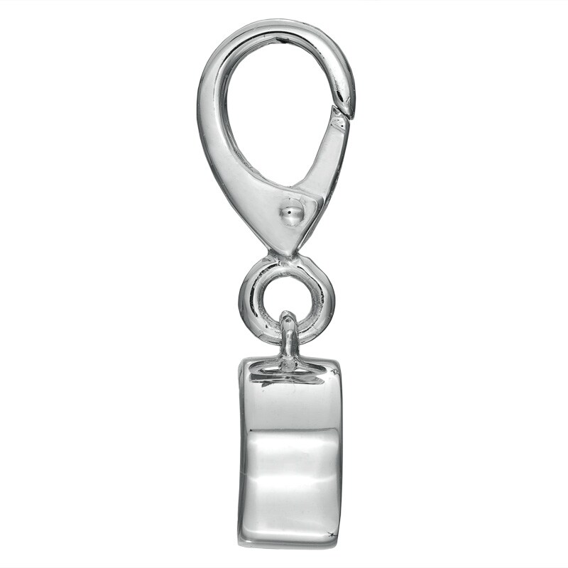Main Image 4 of Tiny Toes™ 6.0mm Lab-Created Emerald Bracelet Charm in Sterling Silver
