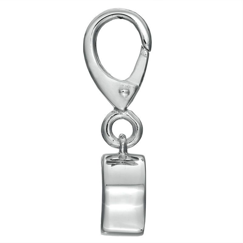 Main Image 4 of Tiny Toes™ 6.0mm Lab-Created Ruby Bracelet Charm in Sterling Silver