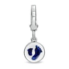 Thumbnail Image 3 of Tiny Toes™ 6.0mm Lab-Created Blue Sapphire Bracelet Charm in Sterling Silver