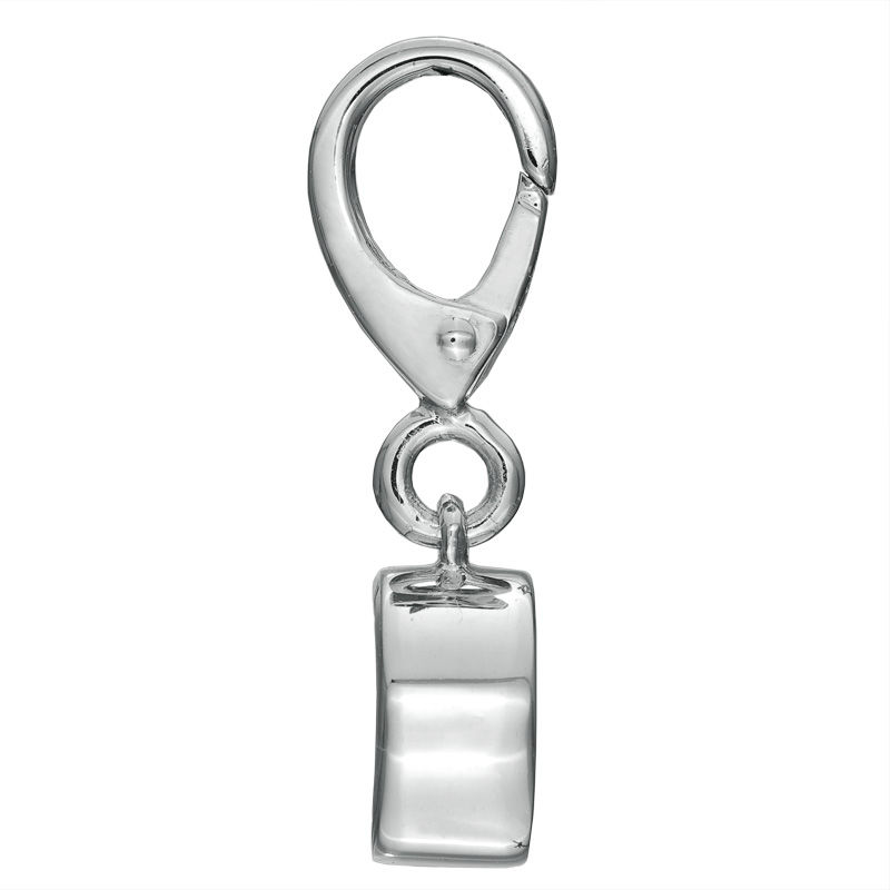 Main Image 4 of Tiny Toes™ 6.0mm Lab-Created Blue Sapphire Bracelet Charm in Sterling Silver