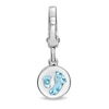 Thumbnail Image 3 of Tiny Toes™ 6.0mm Blue Topaz Bracelet Charm in Sterling Silver