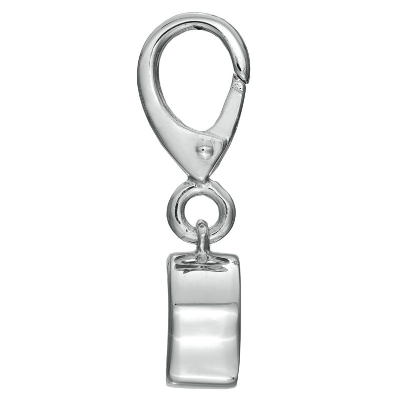 Main Image 4 of Tiny Toes™ 6.0mm Blue Topaz Bracelet Charm in Sterling Silver