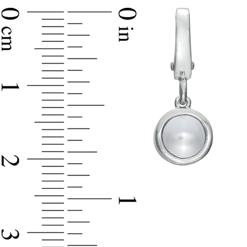 Main Image 2 of Tiny Toes™ 6.0mm Akoya Cultured Pearl Bracelet Charm in Sterling Silver