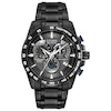 Thumbnail Image 1 of Men's Citizen Eco-Drive® Perpetual A-T Chronograph Black IP Watch with Black Dial (Model: AT4007-54E)