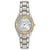 Thumbnail Image 1 of Ladies' Citizen Eco-Drive® Diamond Accent Two-Tone Watch with Mother-of-Pearl Dial (Model: EW1824-57D)
