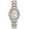 Thumbnail Image 0 of Ladies' Citizen Eco-Drive® Diamond Accent Two-Tone Watch with Mother-of-Pearl Dial (Model: EW1824-57D)