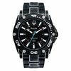 Thumbnail Image 1 of Men's Bulova Precisionist Champlain Black IP Watch with Black Carbon Fiber Dial (Model: 98B153)