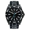 Thumbnail Image 0 of Men's Bulova Precisionist Champlain Black IP Watch with Black Carbon Fiber Dial (Model: 98B153)