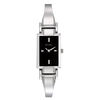 Thumbnail Image 1 of Ladies' Bulova Bangle Watch with Black Rectangular Dial (Model: 96L138)
