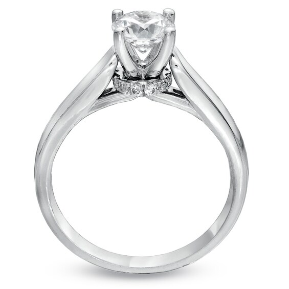 For Eternity 1/2 CT. T.w. Diamond Engagement Ring in 14K White Gold