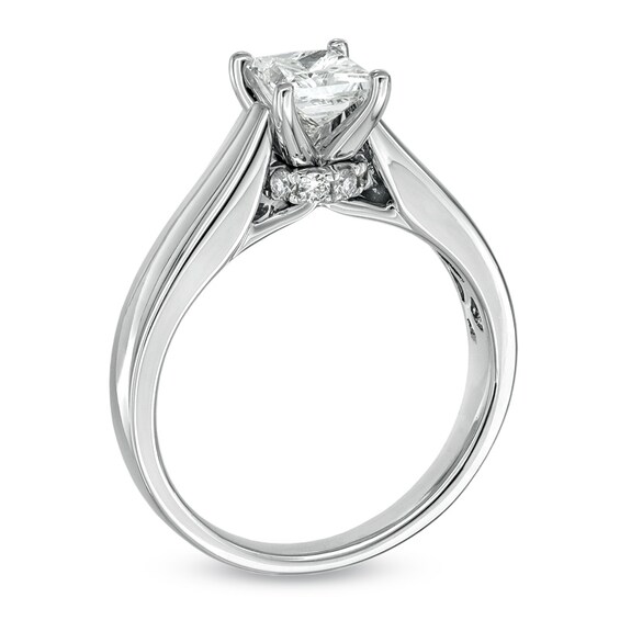For Eternity 1 CT. T.w. Diamond Solitaire Engagement Ring in 14K White Gold
