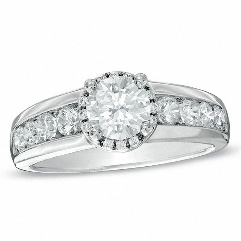 2-1/2 CT. T.W. Diamond Engagement Ring in 14K White Gold | Zales