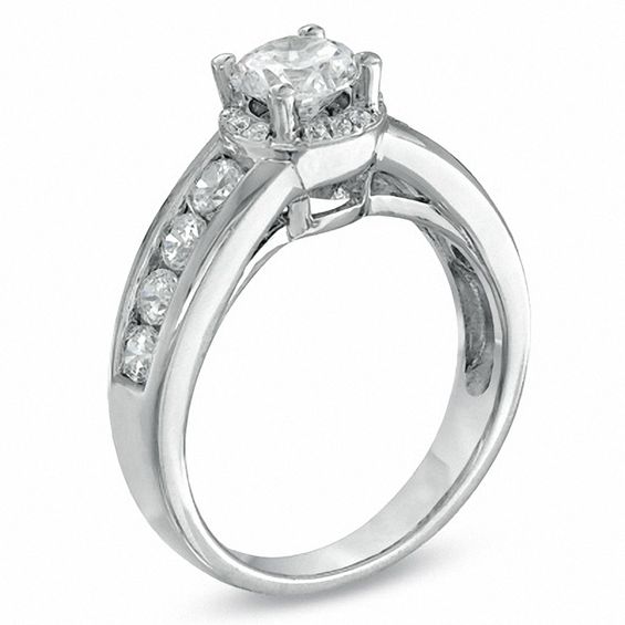2-1/2 CT. T.w. Diamond Engagement Ring in 14K White Gold