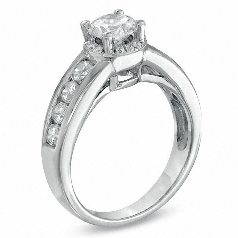 2-1/2 CT. T.W. Diamond Engagement Ring in 14K White Gold