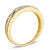 Thumbnail Image 1 of Ladies' Diamond Accent Swirl Wedding Band in 10K Gold