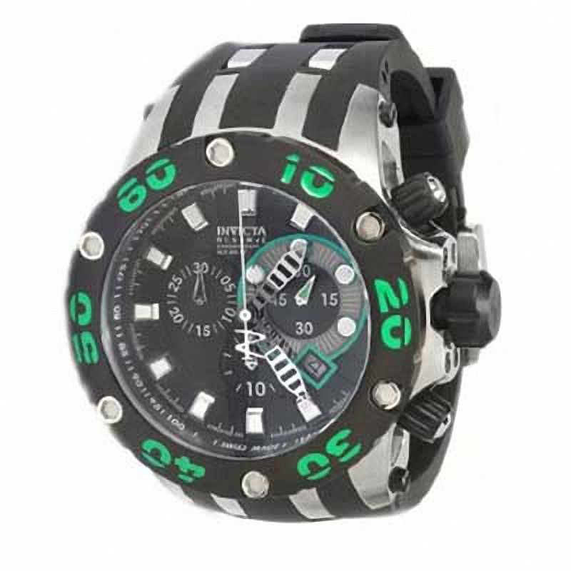 Men's Invicta Subaqua Chronograph Strap Watch with Black Dial (Model: 0904)