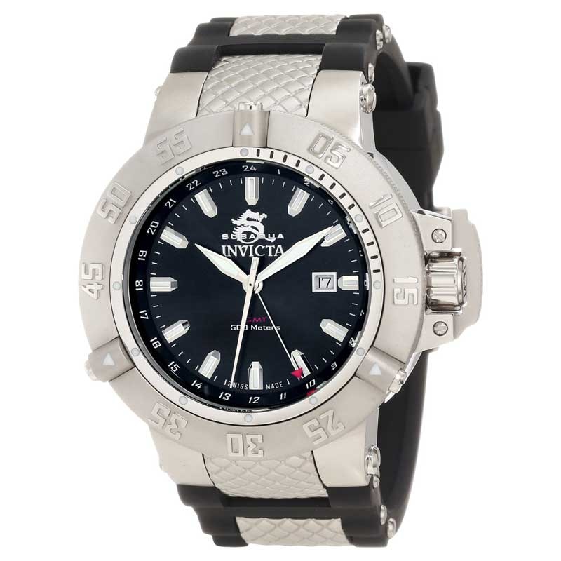 Main Image 1 of Men's Invicta Subaqua Strap Watch with Black Dial (Model: 1152)