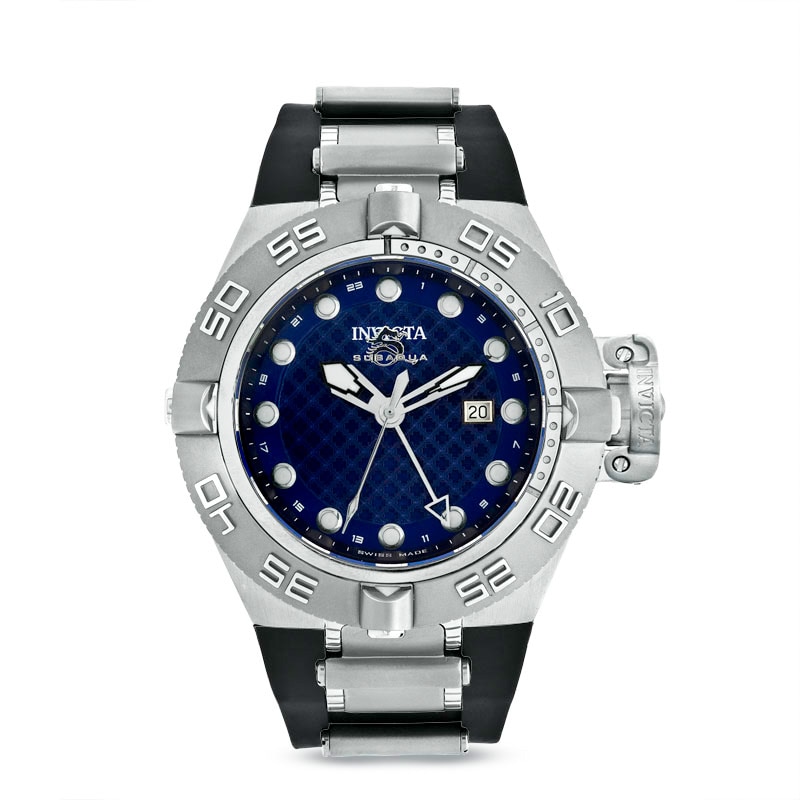 Men's Invicta Subaqua Strap Watch with Blue Dial (Model: 1155)