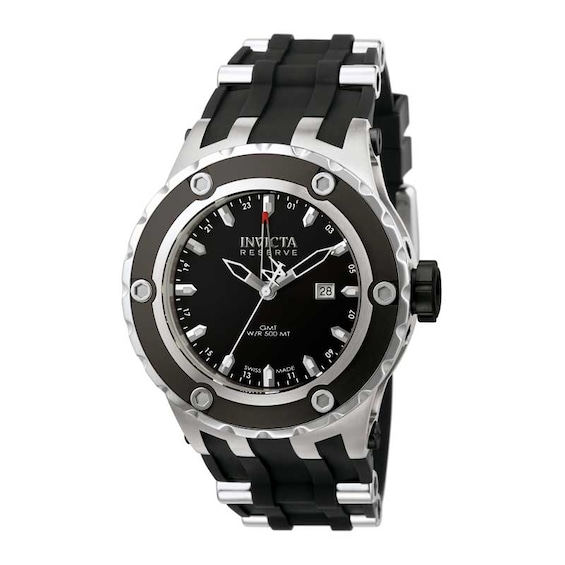 Men's Invicta Subaqua Strap Watch with Black Dial (Model: 6177)