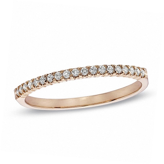 1/6 CT. T.w. Diamond Band in 10K Rose Gold